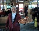 Simit bread on the Bosphorus