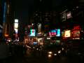 The lights of Times Square